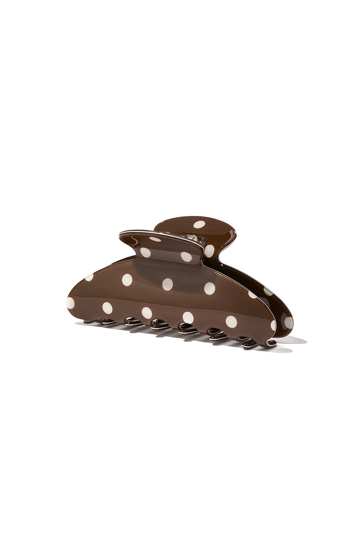 Haarspangen mit Polka Dots, schlichte PVC-Accessoires für den Alltag