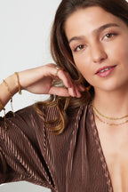 Einfaches Edelstahl-Gliederarmband