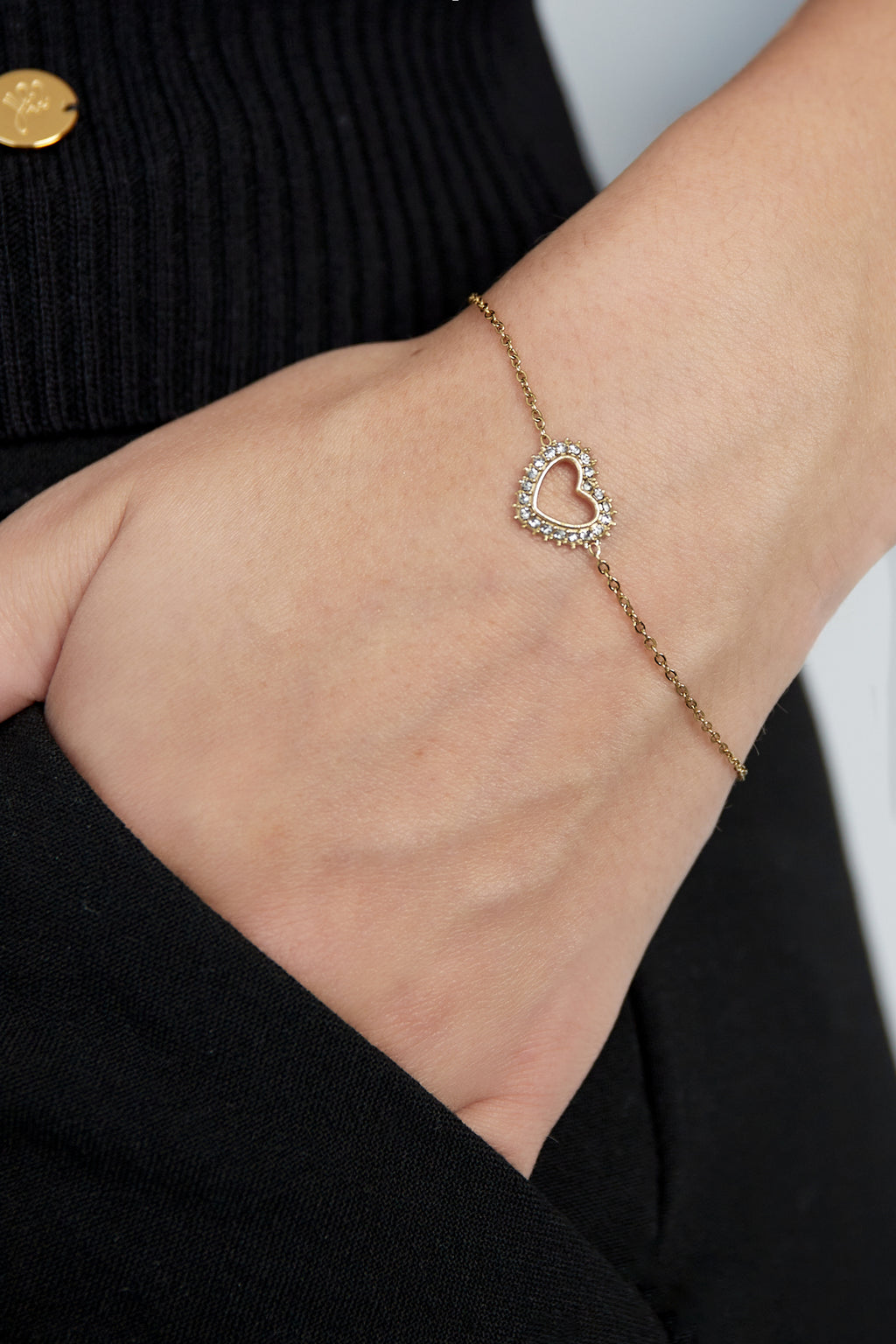 Diamant-Herz-Armband
