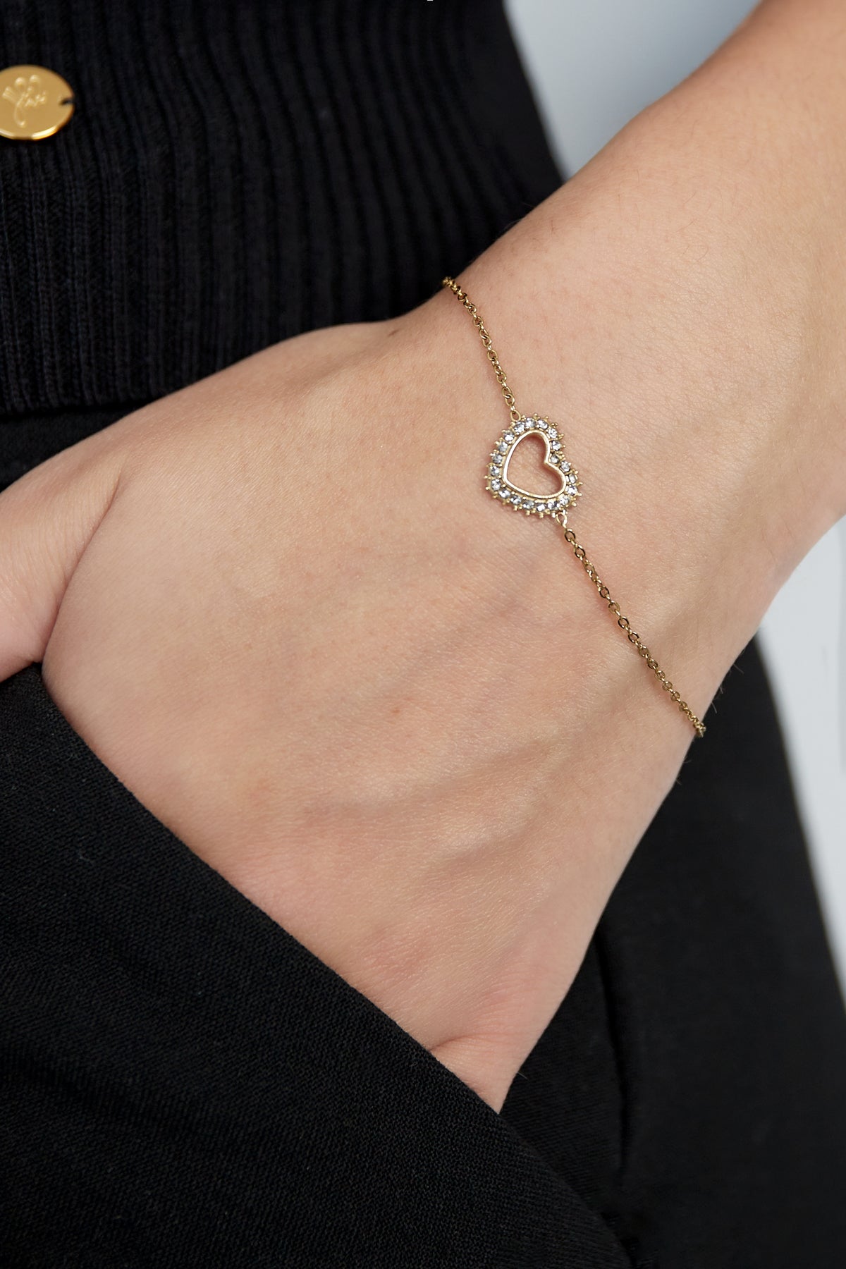 Diamant-Herz-Armband