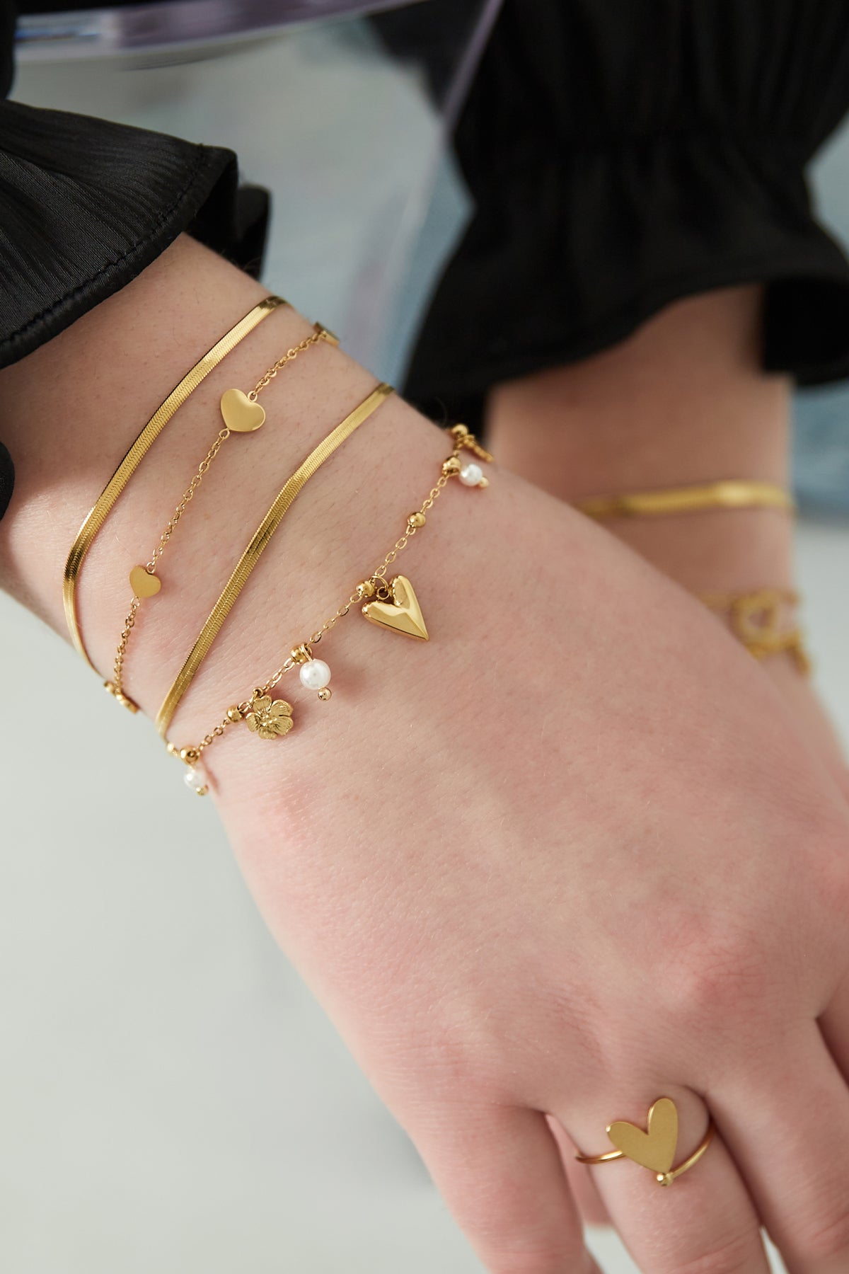 Armband Lucky Love - Goldfarben