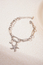 Seestern im Meer Armband - Silberfarben