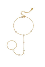 Handkette mit runden Steinen