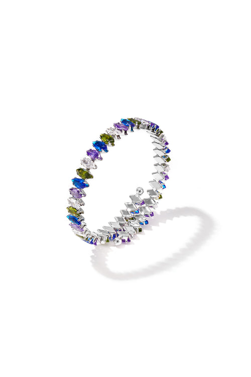 Armreifen aus Edelstahl, Ellipsenform, schlichte Serie „Alltagsschmuck“, Damenschmuck