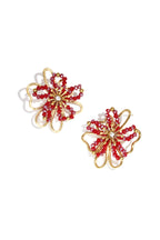 Edelstahl Ohrstecker Blume Casual Daily Simple Serie Damenschmuck