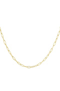 Gliederkette einfach Goldfarbe Edelstahl