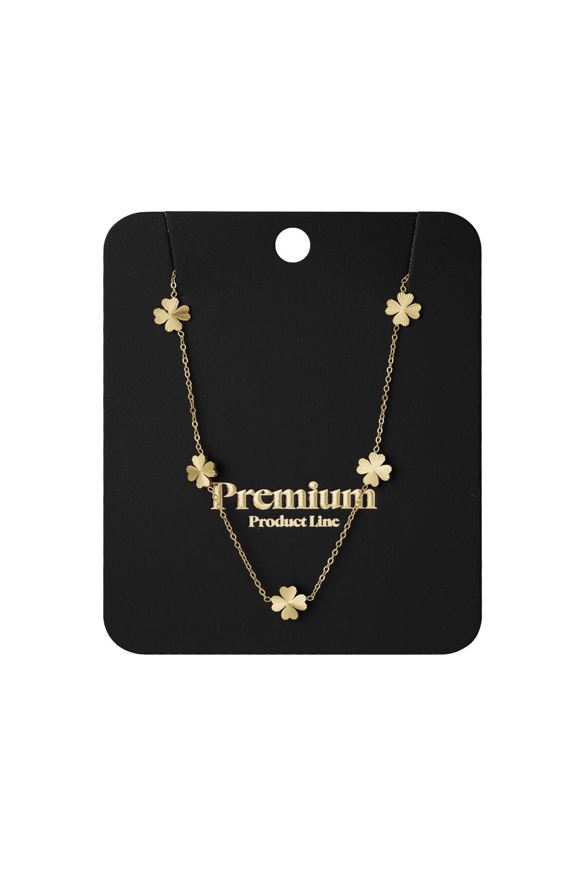 Elegant Clover Chain Necklace for Daily Wear