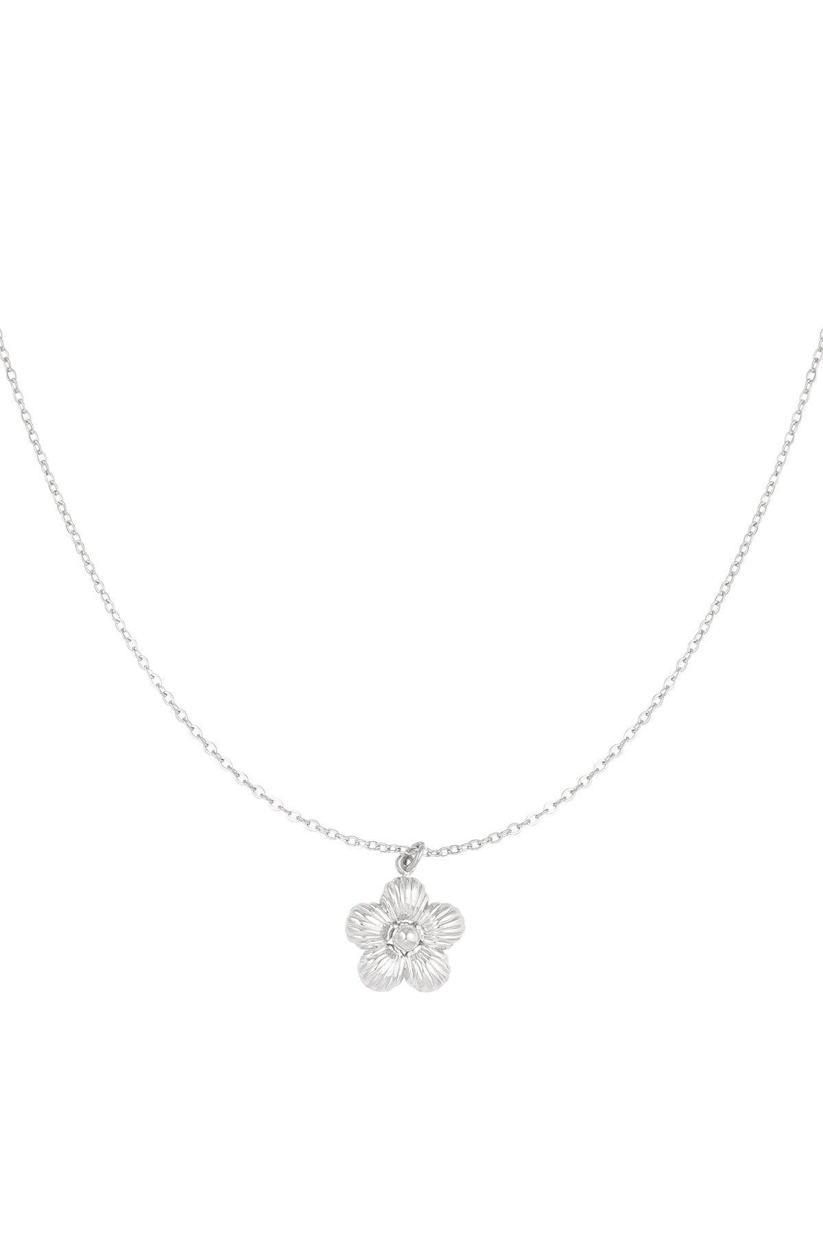 Gänseblümchen-Halskette – Goldfarbe - Goldfarbefarbe