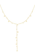 Halskette mit leuchtenden Sternen – Goldfarben