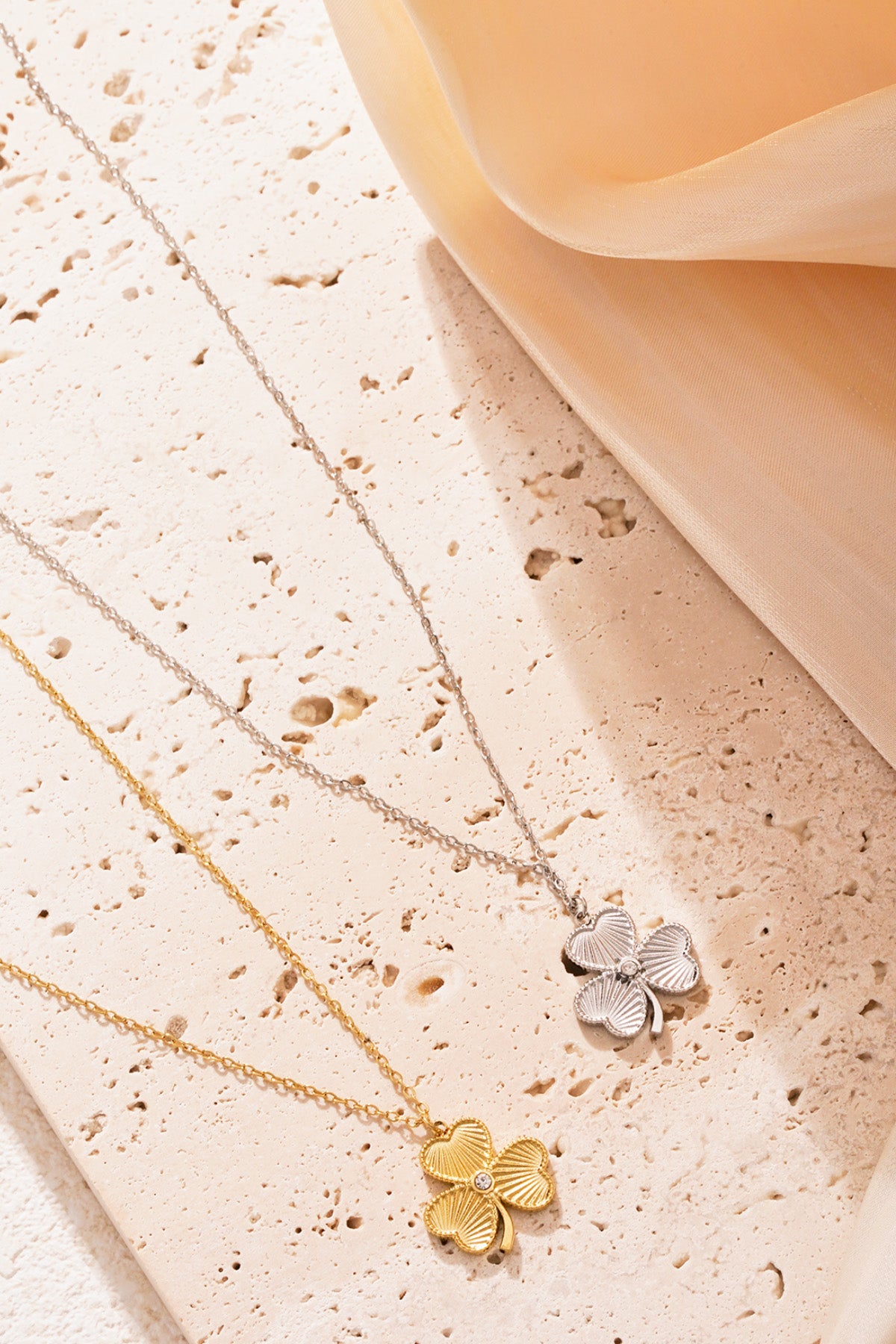 Glücksbringer-Halskette – Goldfarben