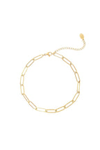 Fußkette Plain Chain Silber Edelstahl