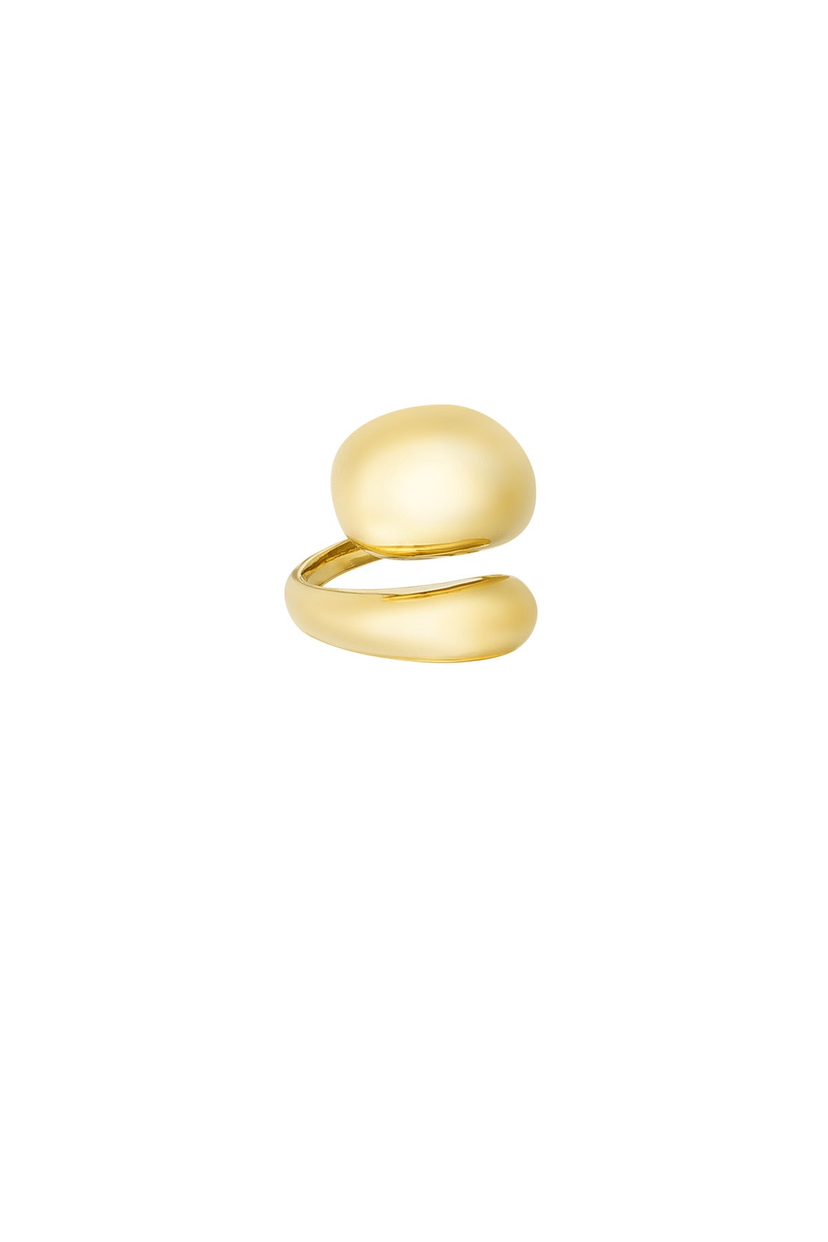 Ring „Verbundene Seele“ – Goldfarbe - Goldfarbefarbe