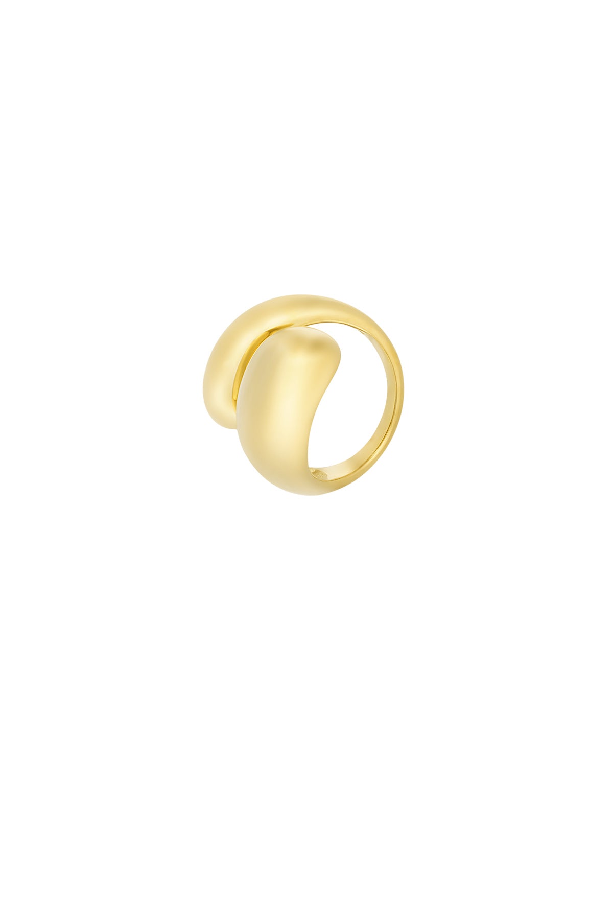Ring „Verbundene Seele“ – Goldfarbe - Goldfarbefarbe