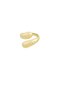 Sanft leuchtender Ring - Goldfarben