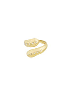 Sanft leuchtender Ring - Goldfarben