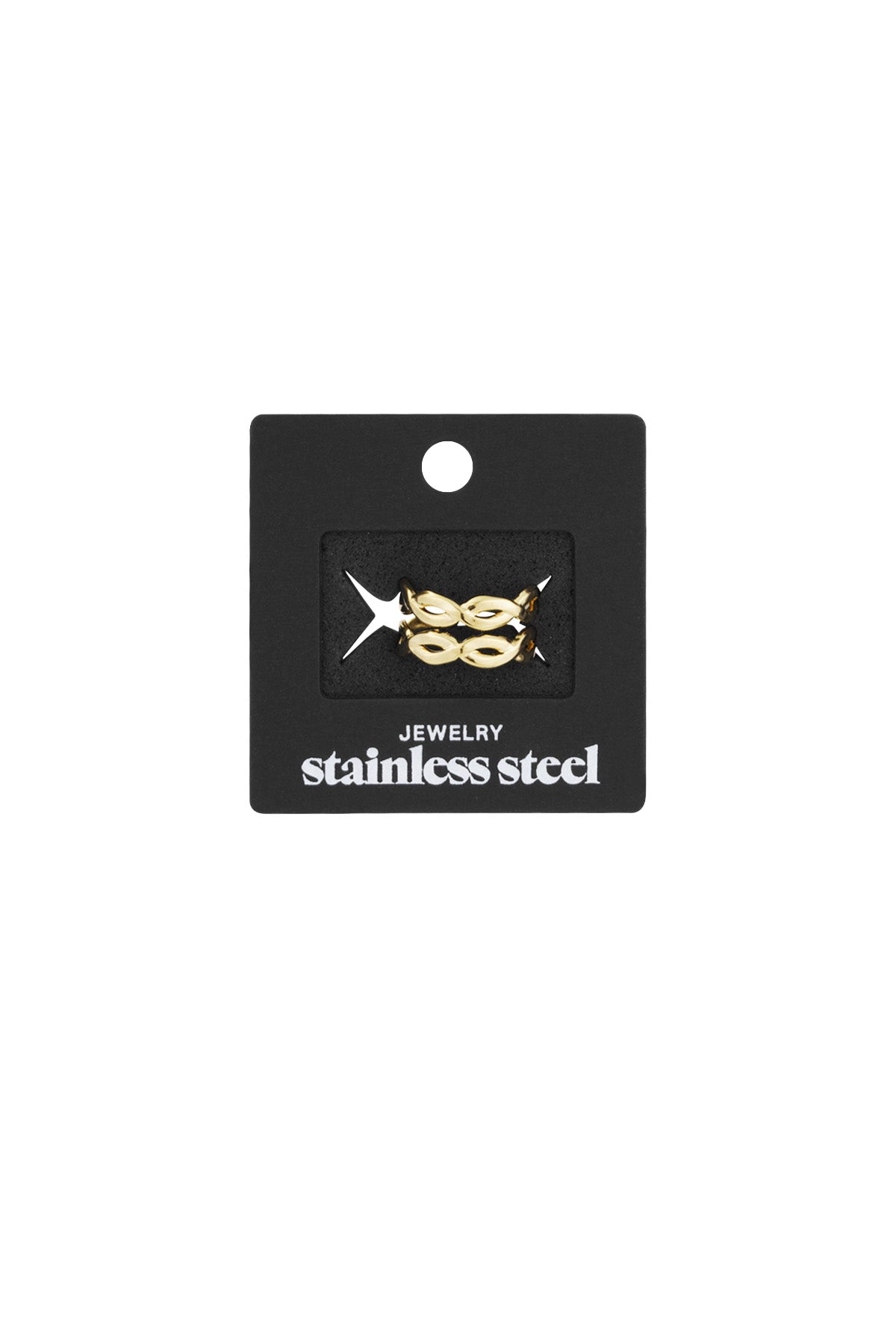 Mehrlagiger Wirbelring - Goldfarben