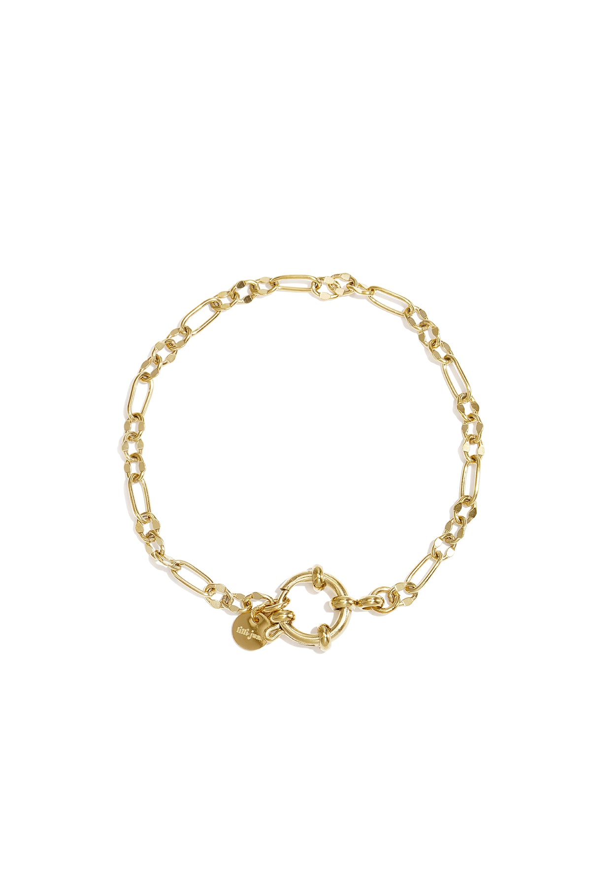 Armband mit Frontverschluss und unterschiedlich langen Gliedern