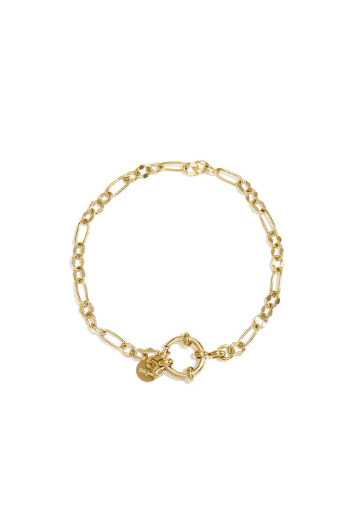 Armband mit Frontverschluss und unterschiedlich langen Gliedern