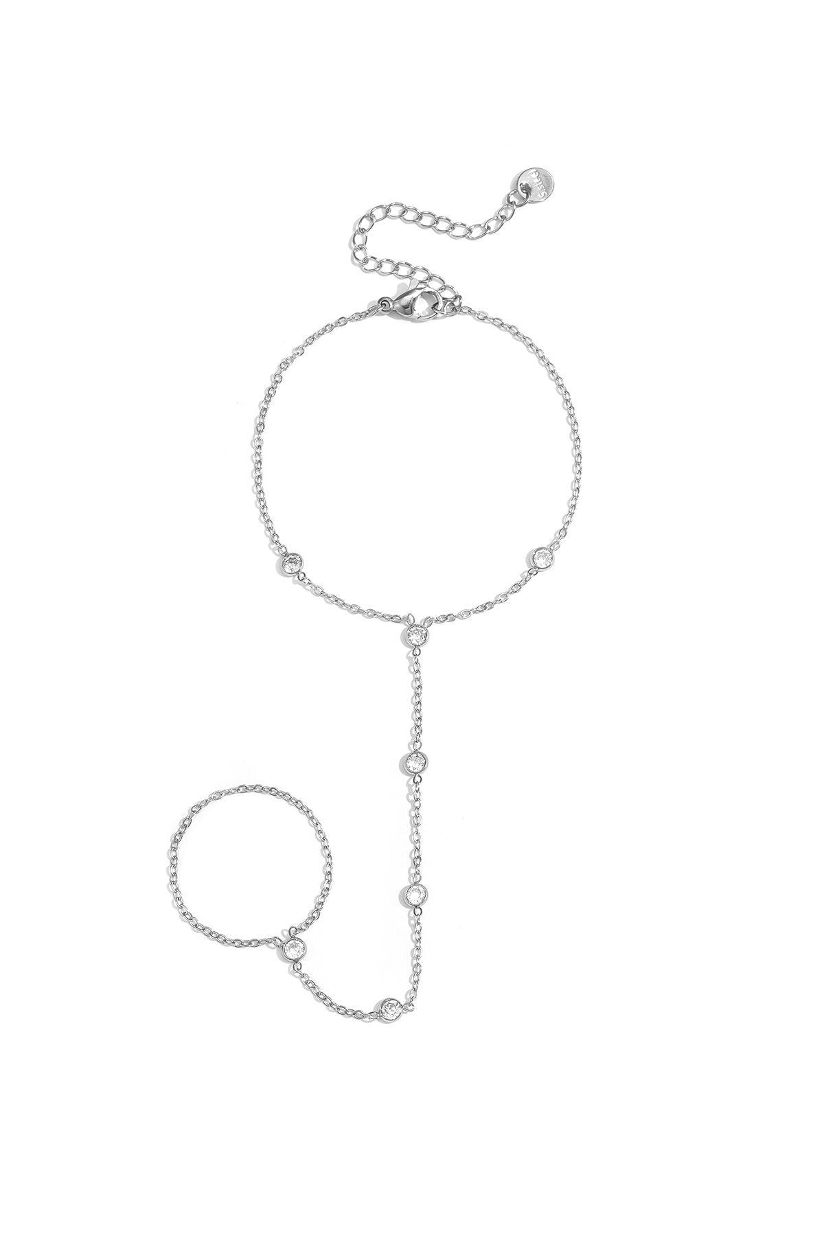 Handkette mit runden Steinen