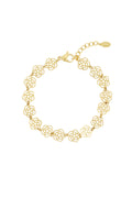Elegant Flower Chain Bracelet for Women, Spring/Summer