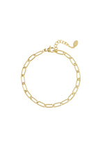 Einfaches Edelstahl-Gliederarmband