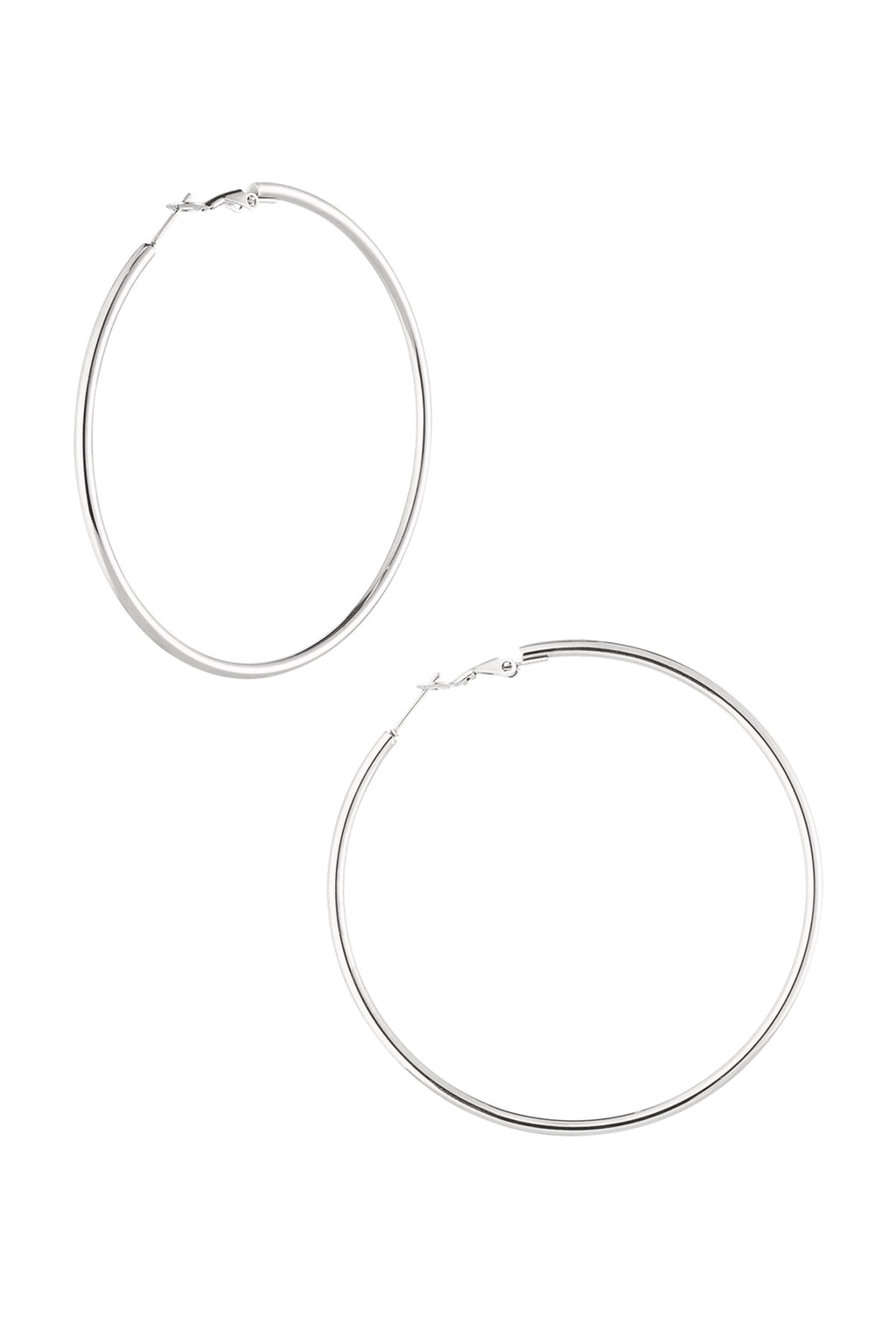 Basic Creolen mittel – Goldfarbe - Goldfarbefarbe