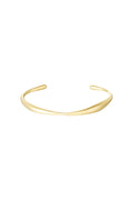 Armband in organischer Form – Goldfarbe - Goldfarbefarbe