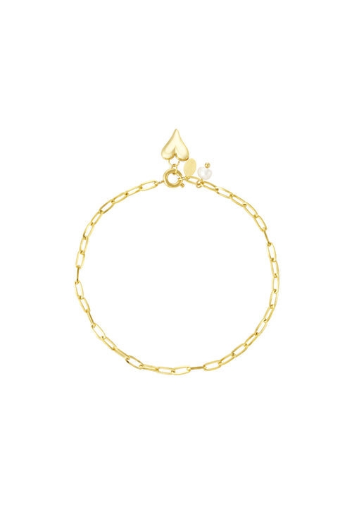Adore Charm-Armband – Goldfarbe - Goldfarbefarbe