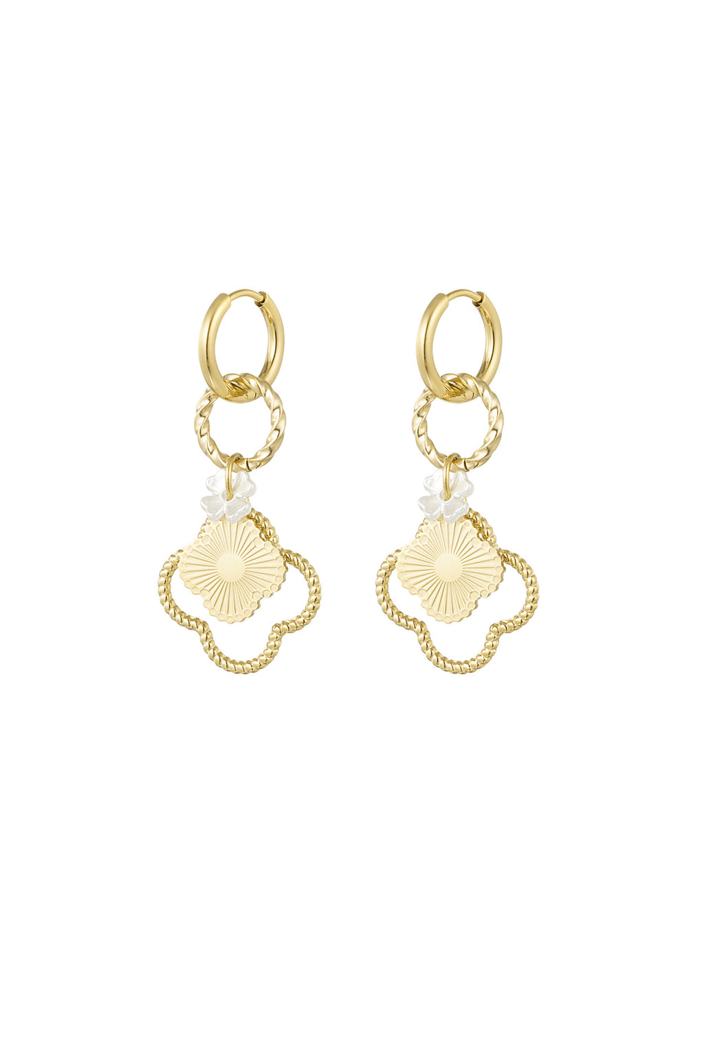 Ohrringe „Clever Dreams“ – Goldfarbe - Goldfarbefarbe