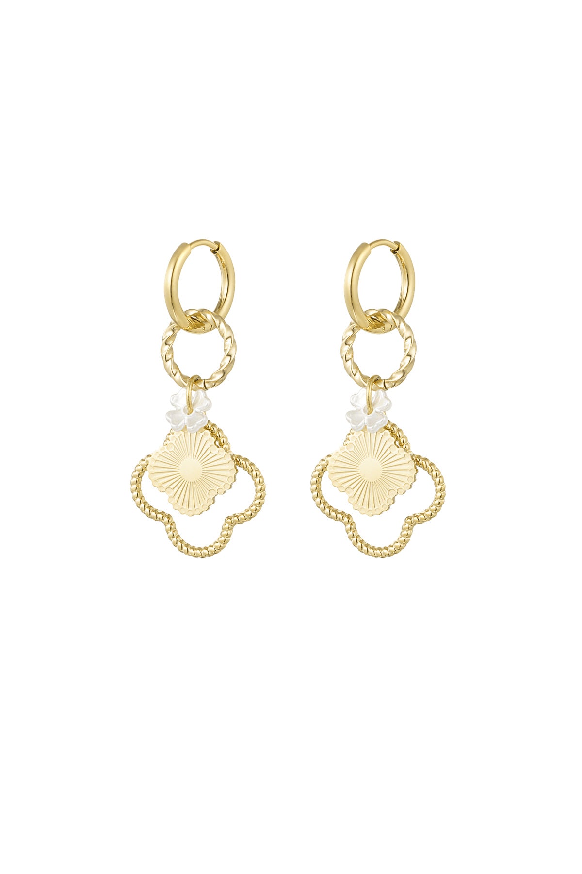 Ohrringe „Clever Dreams“ – Goldfarbe - Goldfarbefarbe