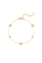 Strahlendes Glücksarmband - Goldfarben