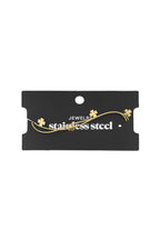 Doppeltes Kleeblatt-Armband - Goldfarben