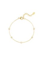 Diamant-Flüsterarmband - Goldfarben