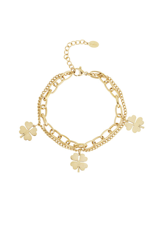 Lucky You Armband - goldfarben