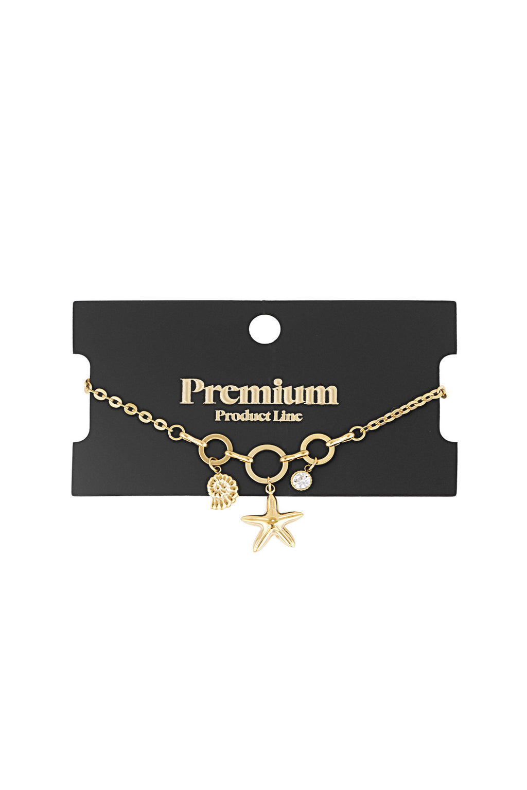 Bettelarmband „I Sea You“ - Goldfarben
