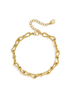 Edelstahl-Kettenarmbänder, schlichte Alltags-Serie, Damenschmuck