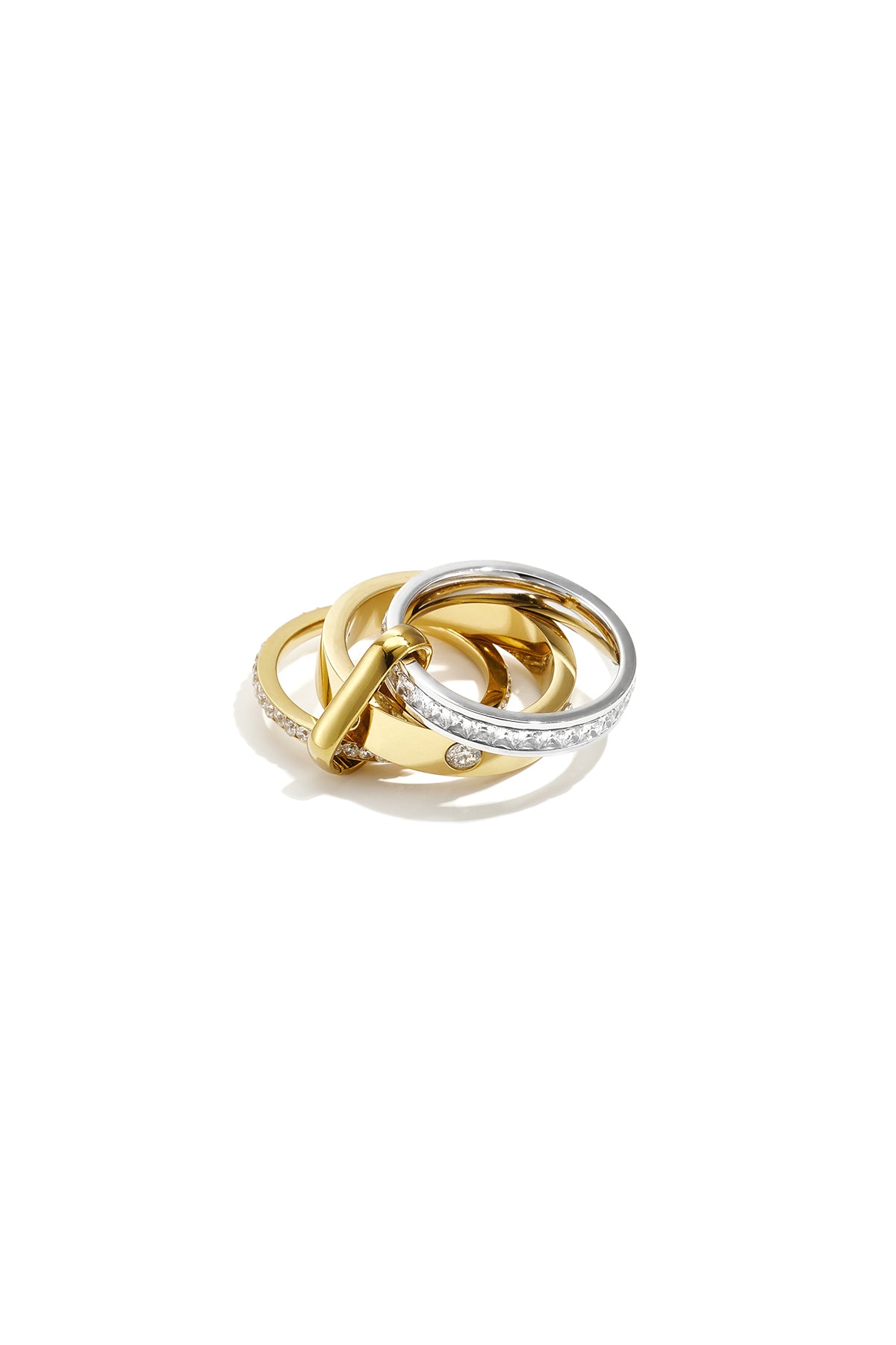 Minimalistische Ringe aus Edelstahl, Kreis, Schlicht, Alltagsschmuck, Damenschmuck