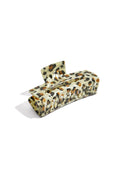 Chic Leopard Print Acrylic Hair Clip for Fall