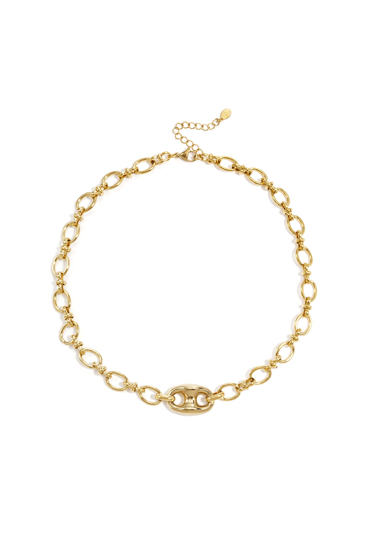 Halskette mit Knopfdetail