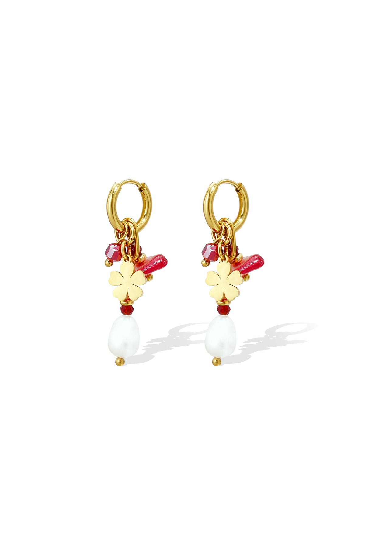 Süßwasserperlen-Ohrringe, schlichte Alltags-Serie, Damenschmuck