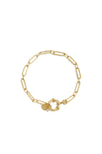 Armband mit Frontverschluss und abwechselnden Gliedern