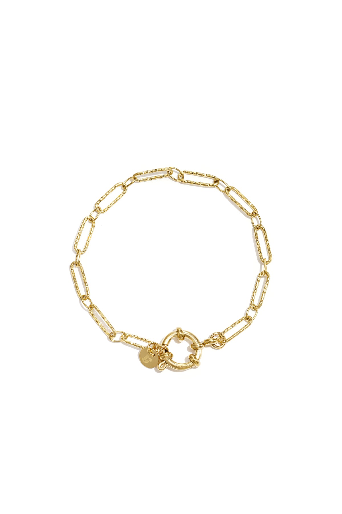Armband mit Frontverschluss und abwechselnden Gliedern
