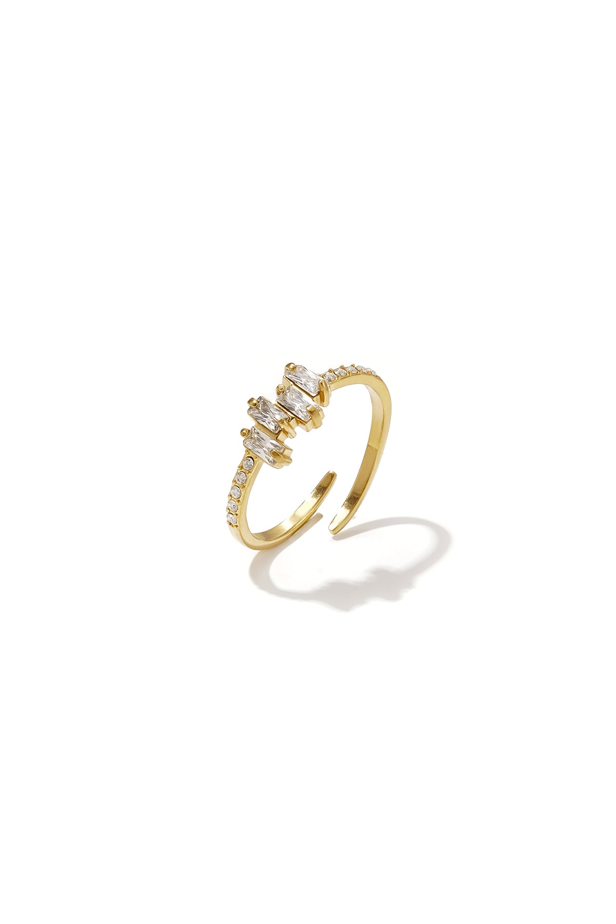 Minimalistische Ringe aus Edelstahl, geometrische Form, schlichte Alltags-Serie, Damenschmuck