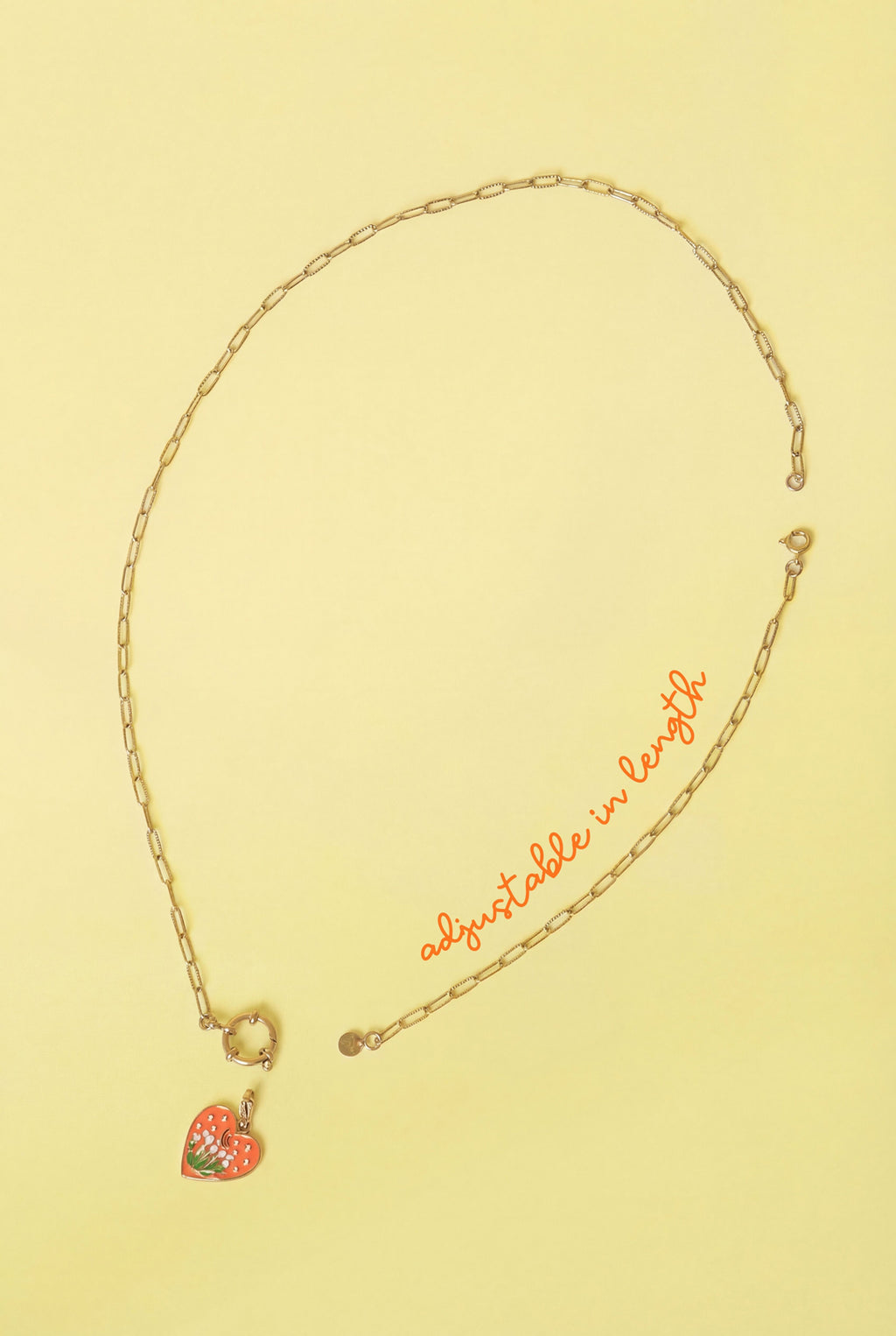 2-in-1-Halskette und -Armband mit ovalen Gliedern
