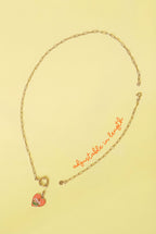 2-in-1-Halskette und -Armband mit ovalen Gliedern
