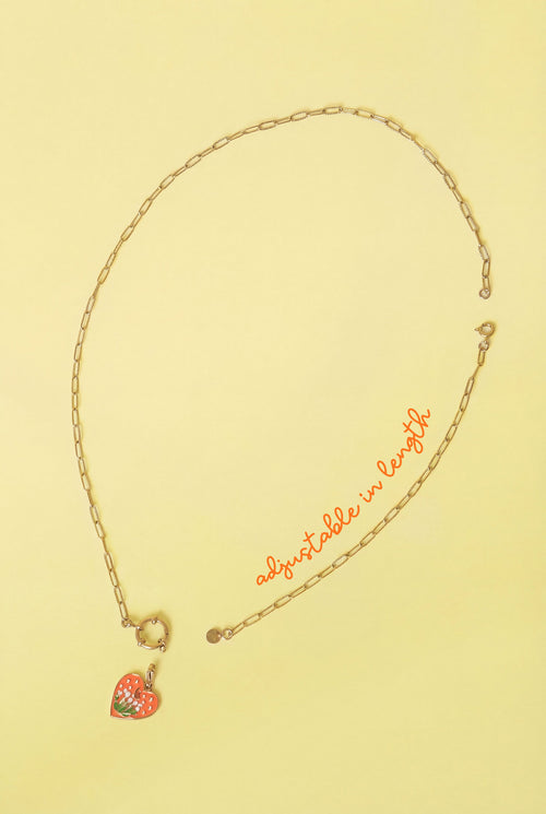 2-in-1-Halskette und -Armband mit ovalen Gliedern