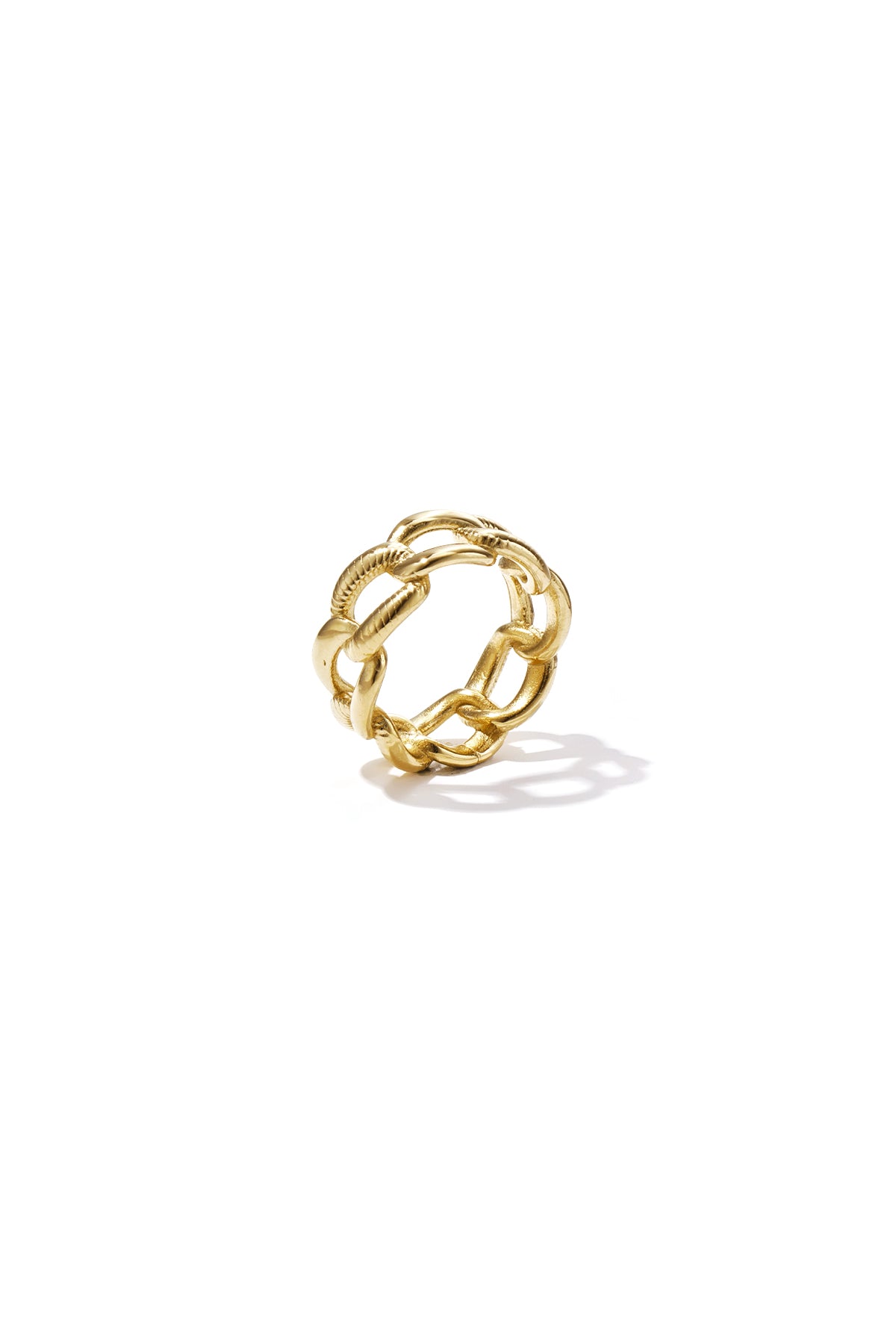 Minimalistische Ringe aus Edelstahl, Kette, schlichte Alltags-Serie, Damenschmuck