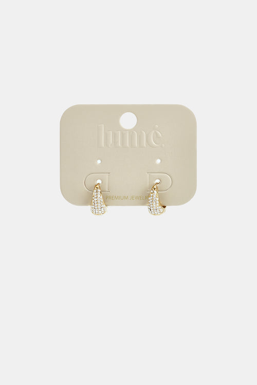 Edelstahl-Creolen, unregelmäßige Form, schlichte Alltags-Serie, Damenschmuck