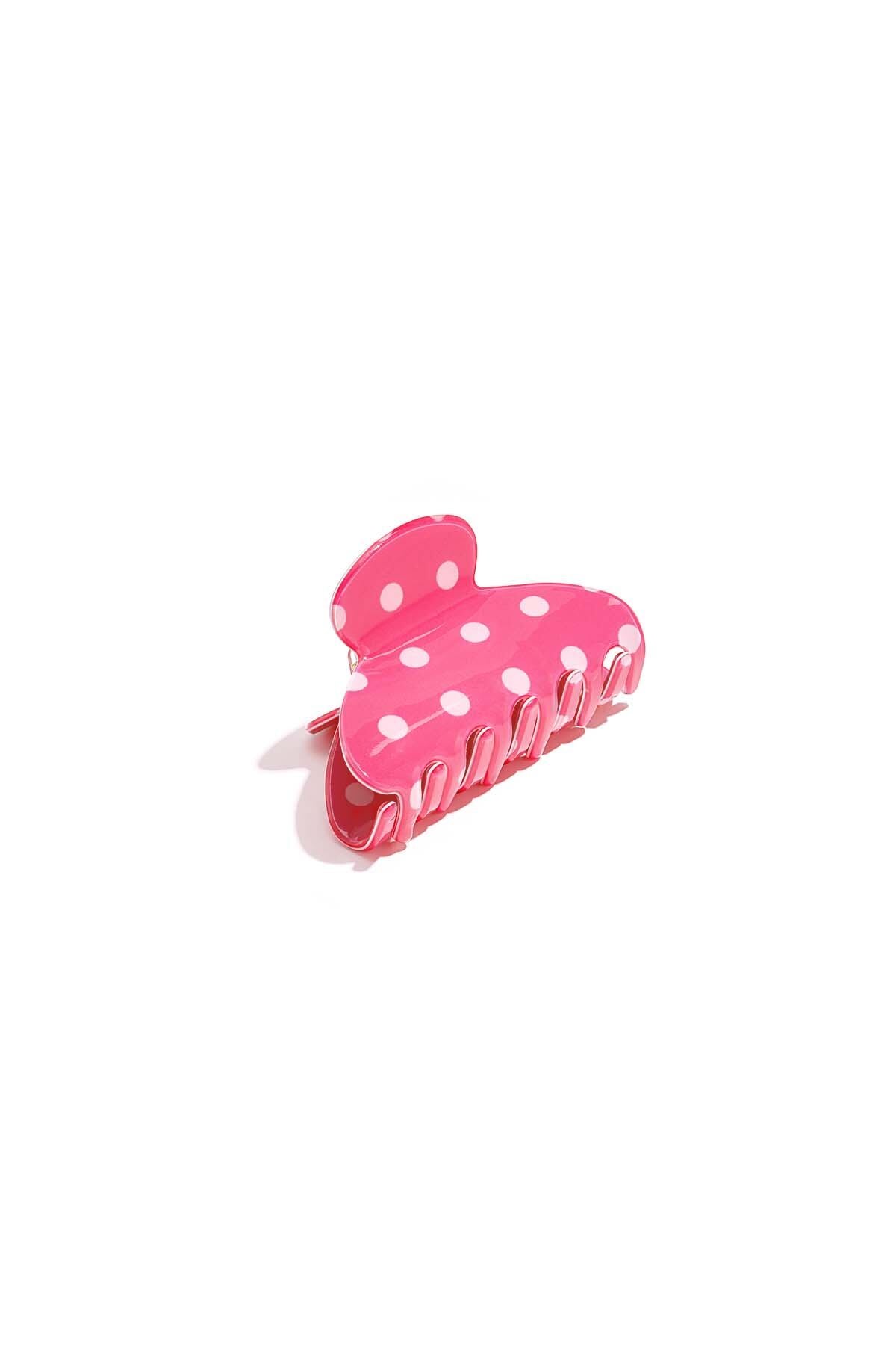 Elegant Imitation Acetate Polka Dot Hair Claw