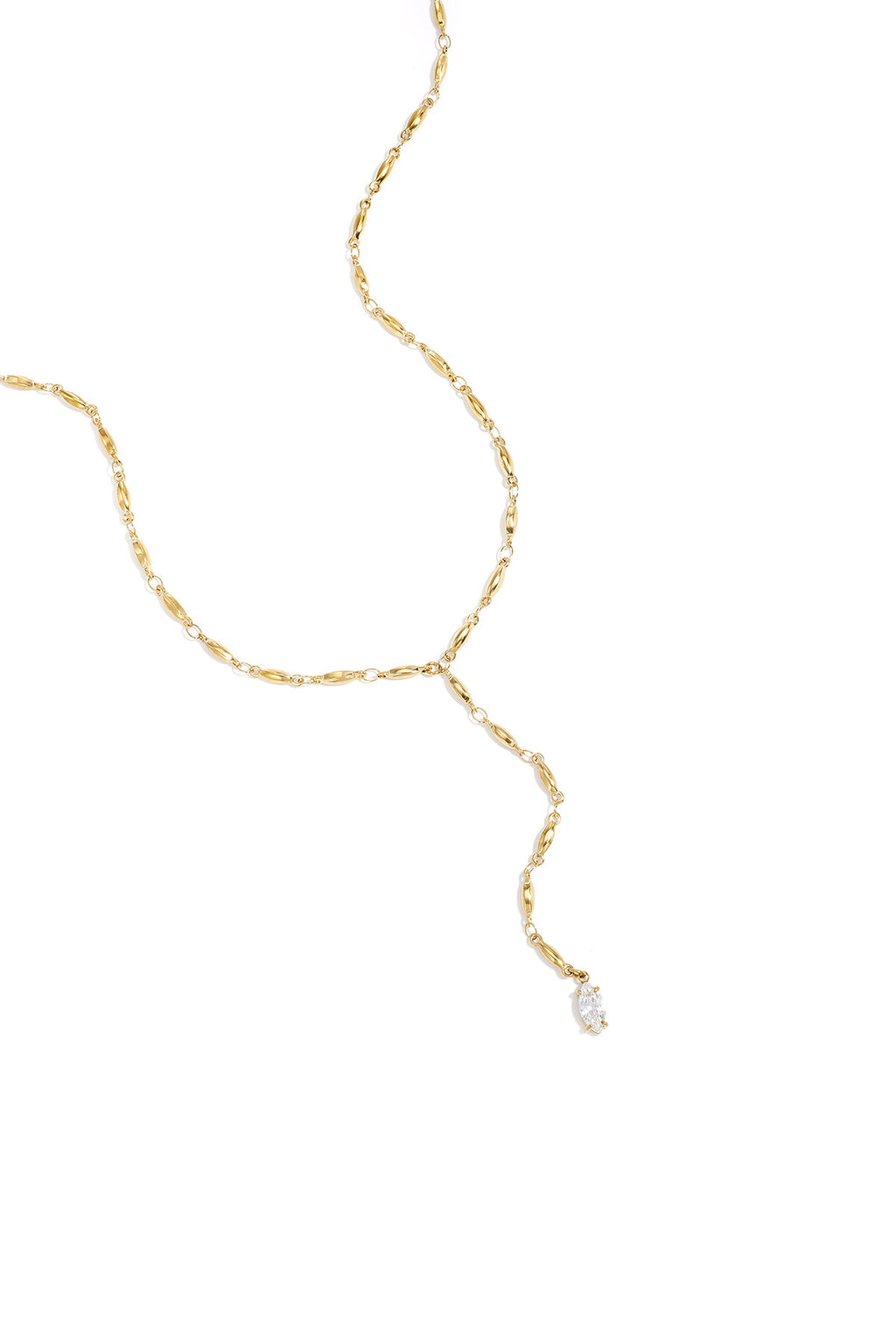 Elegant Stainless Steel Pendant Necklace, Silver & Gold